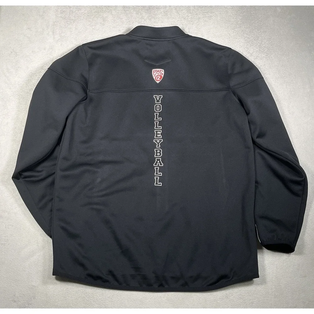 Under Armour Mens Utah Utes Celliant Athlete Recovery Jacket Size Large L Black